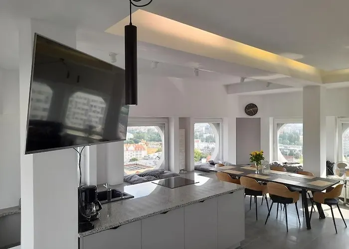 100m2 Penthouse On Of The 1000mb/s, Airc. Vratislav